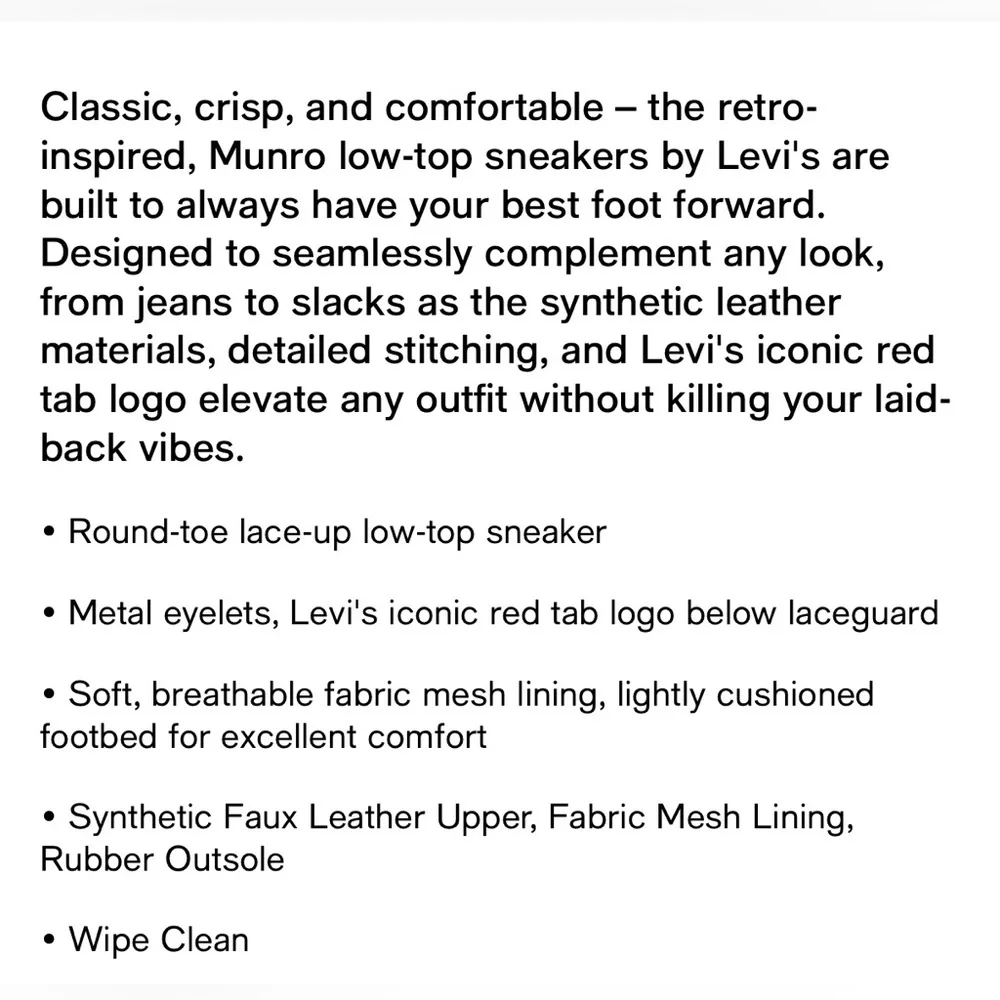 Levis classic crisp